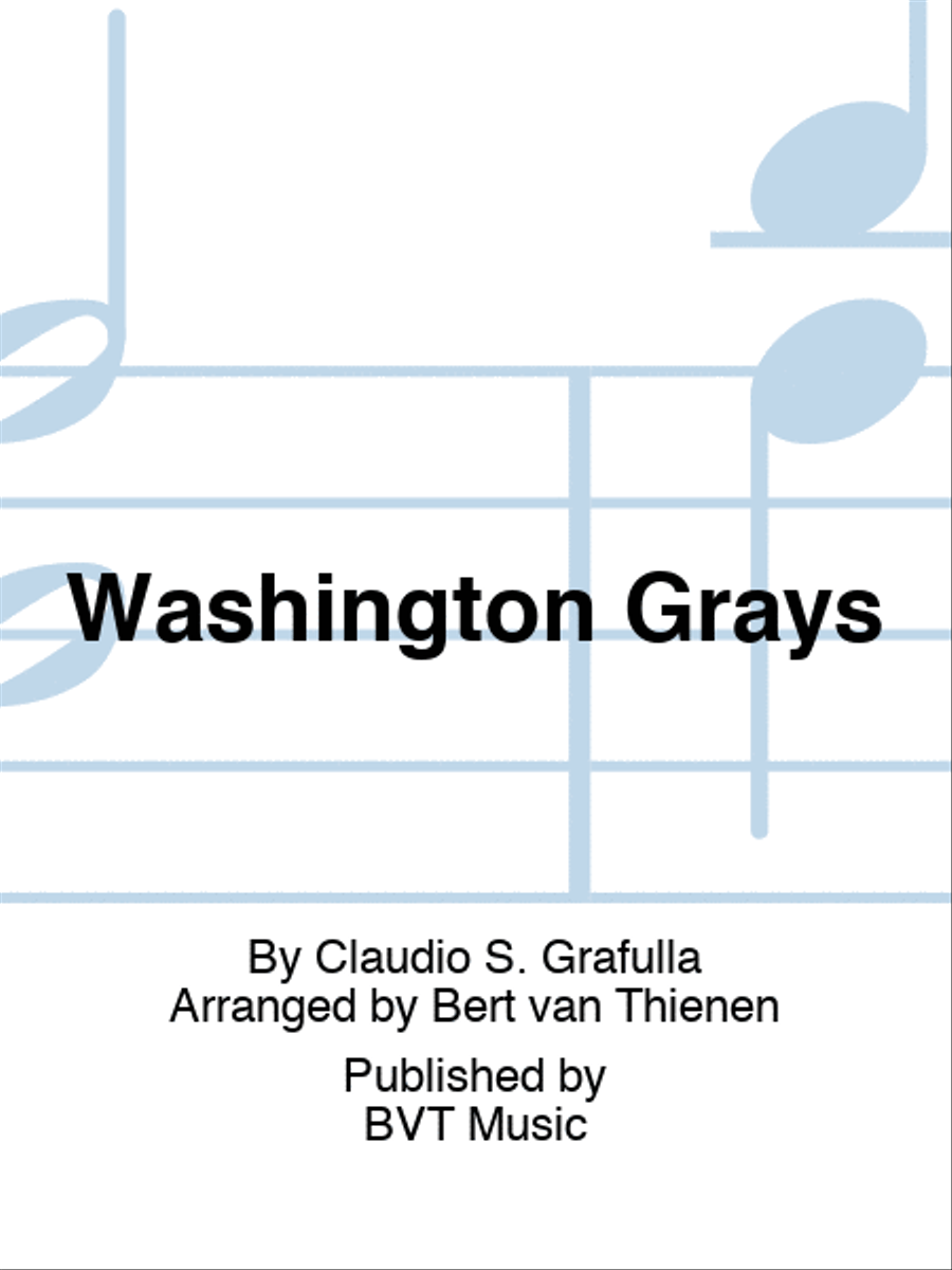 Washington Grays Concert Band scores gallery preview page 1