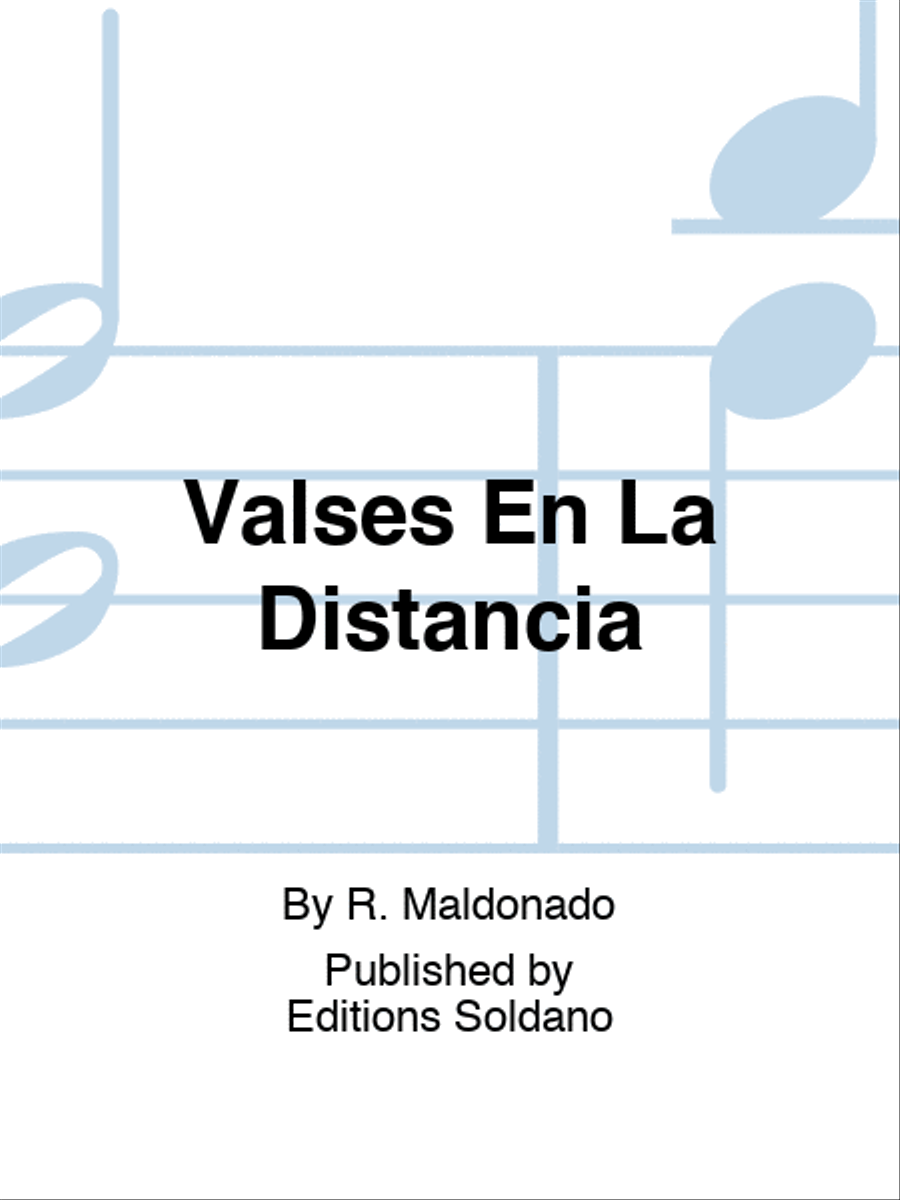Valses En La Distancia Chamber Music scores gallery preview page 1