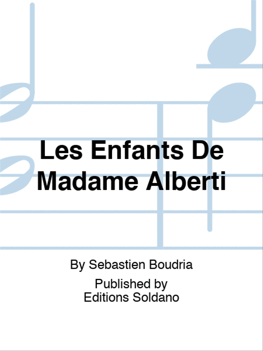 Les Enfants De Madame Alberti Horn scores gallery preview page 1