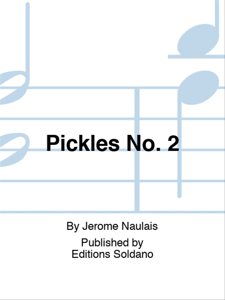 Pickles No. 2 Bassoon Solo scores gallery preview page 1