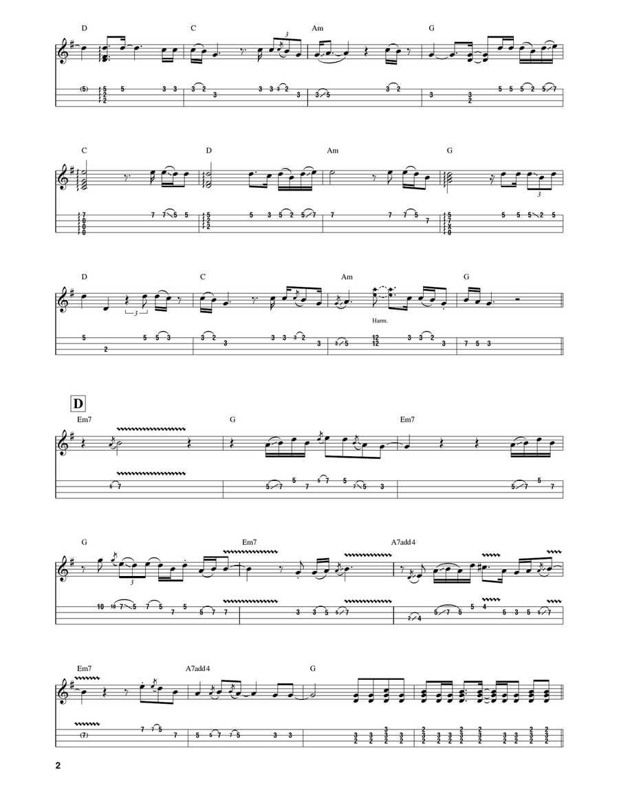 Wish You Were Here (arr. Jake Shimabukuro Trio) Ukulele scores gallery preview page 2