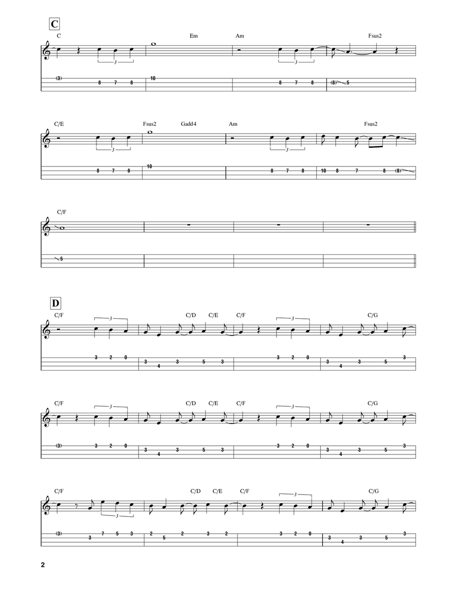 Strong In Broken Places Strong In Broken Places Ukulele scores gallery preview page 2