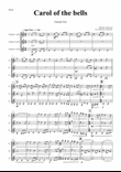 Carol of the Bells - Pentatonix style - Clarinet Trio