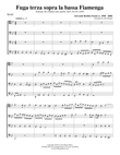 Fuga terza sopra la bassa Fiamenga for Trombone or Low Brass Quartet