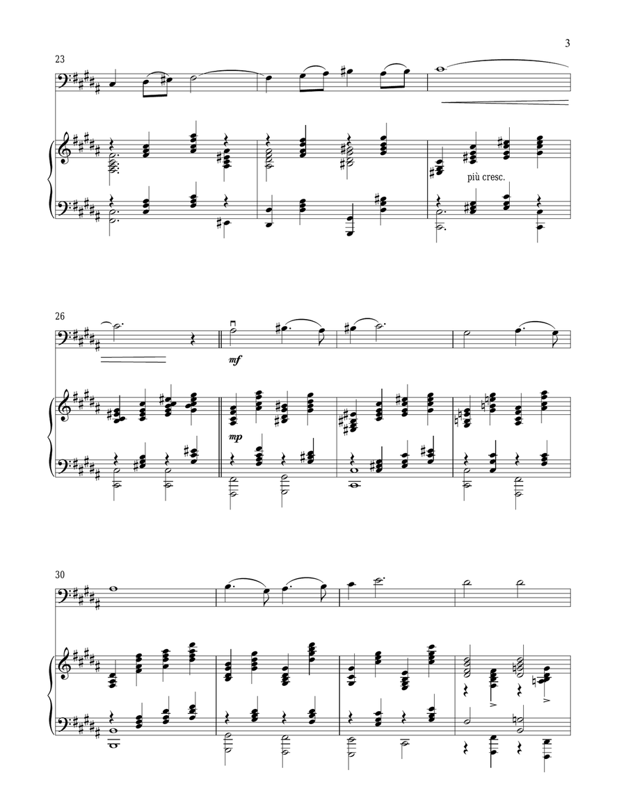 Climb Ev'ry Mountain (from The Sound of Music) Piano scores gallery preview page 3