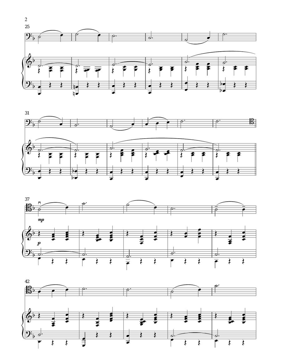 Edelweiss (from The Sound of Music) Piano scores gallery preview page 2