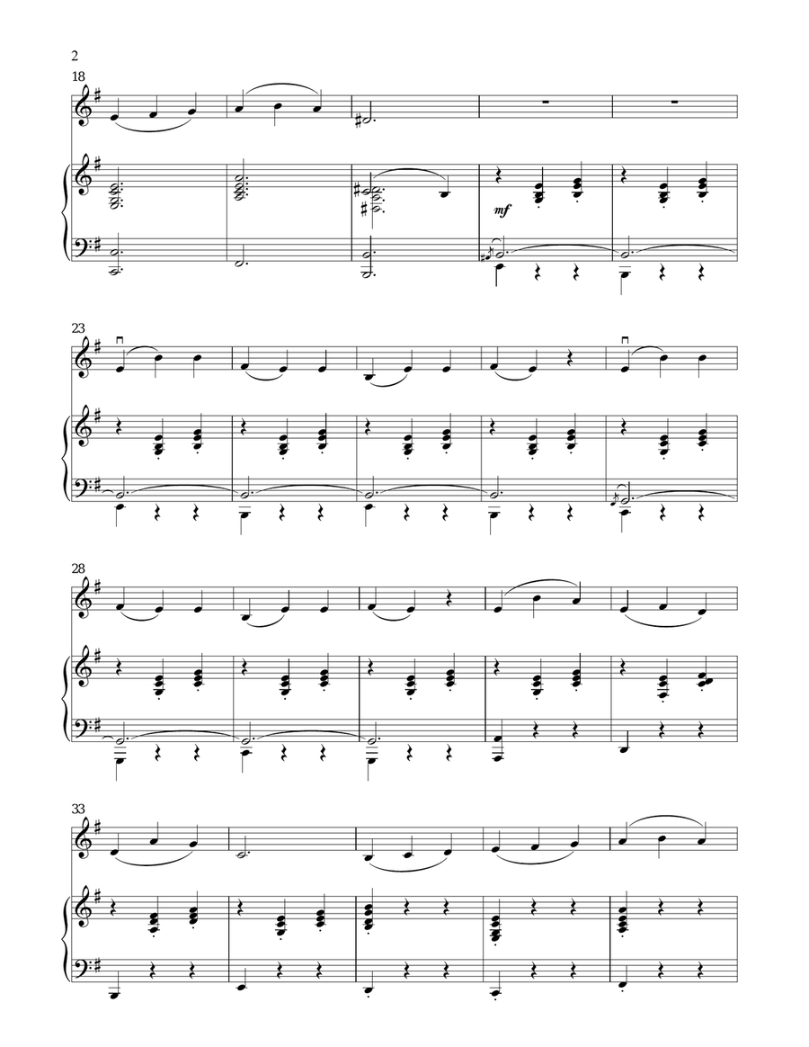 My Favorite Things (from The Sound of Music) Violin Solo scores gallery preview page 2