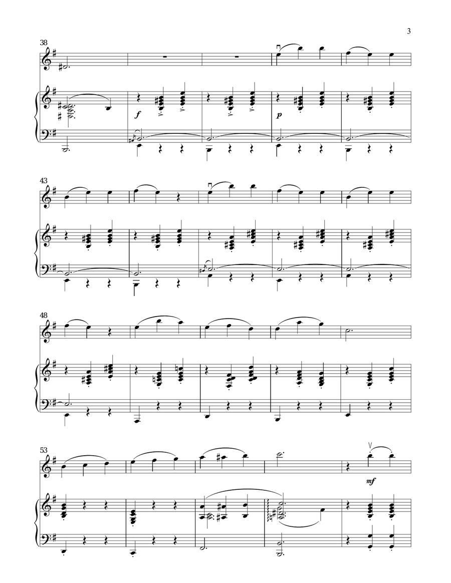 My Favorite Things (from The Sound of Music) Violin Solo scores gallery preview page 3