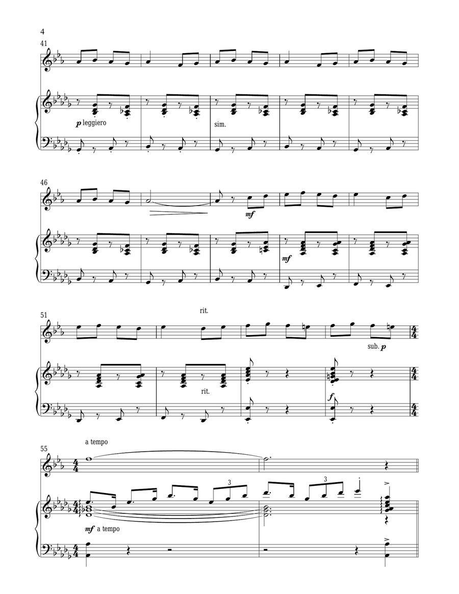 Maria (from The Sound of Music) Trumpet Solo scores gallery preview page 4