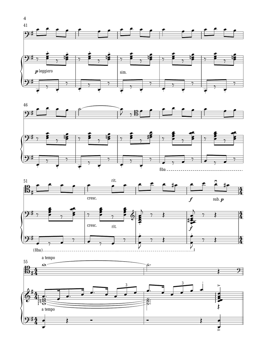 Maria (from The Sound of Music) Piano scores gallery preview page 4