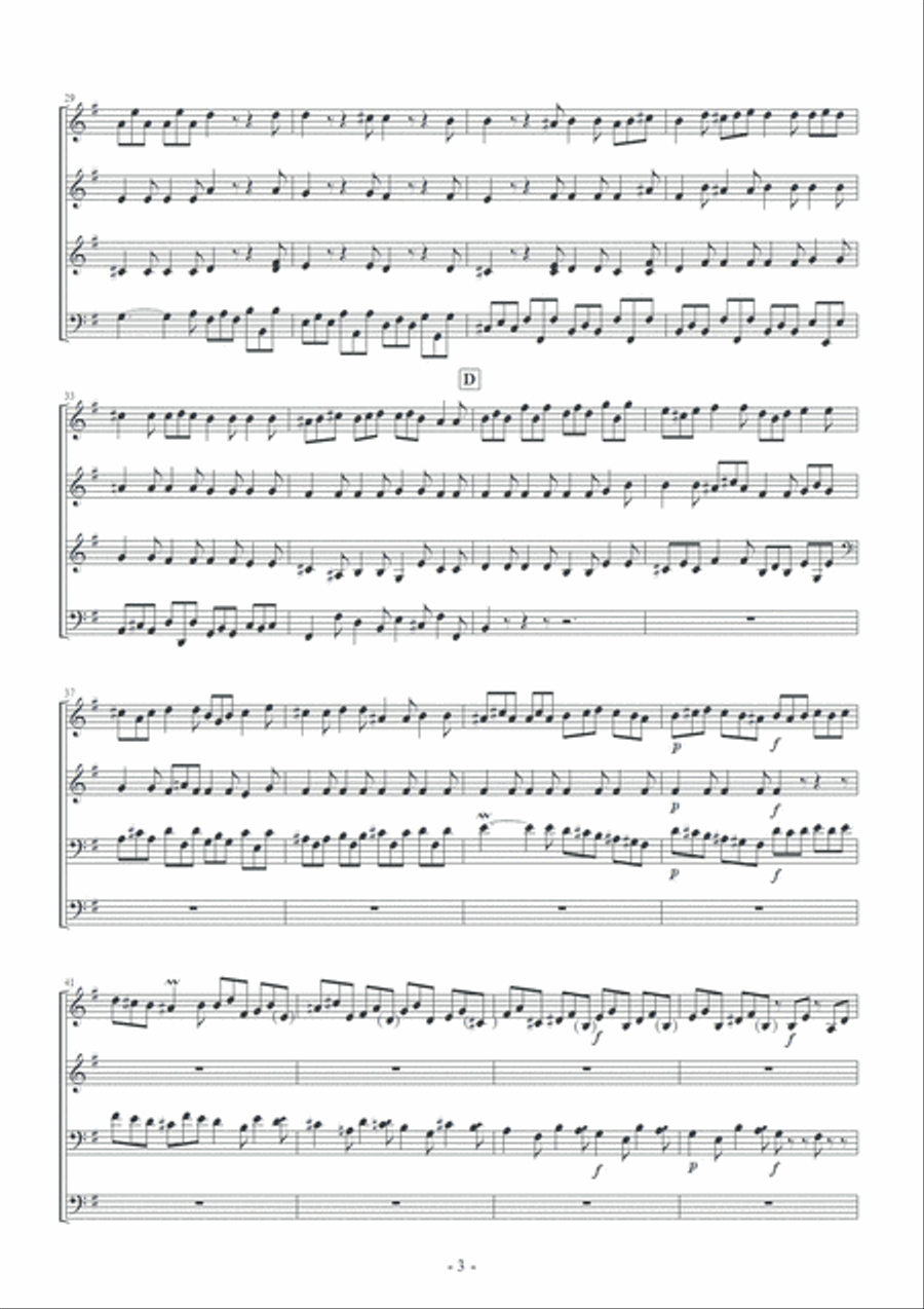 Fugue a la Gigue in G major BWV 577 School and Community scores gallery preview page 4