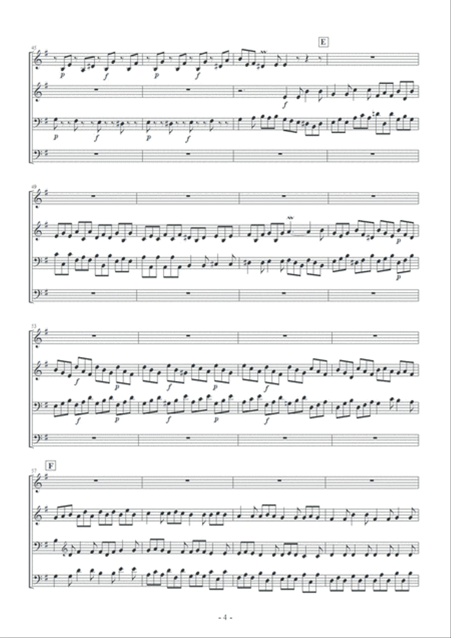 Fugue a la Gigue in G major BWV 577 School and Community scores gallery preview page 5