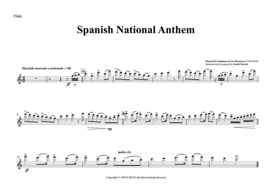 Spanish National Anthem for Symphony Orchestra ( L'orchestre national d'Île de France Edition) Full Orchestra scores gallery preview page 5