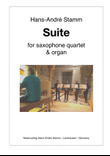 Suite for saxophone quartet & organ