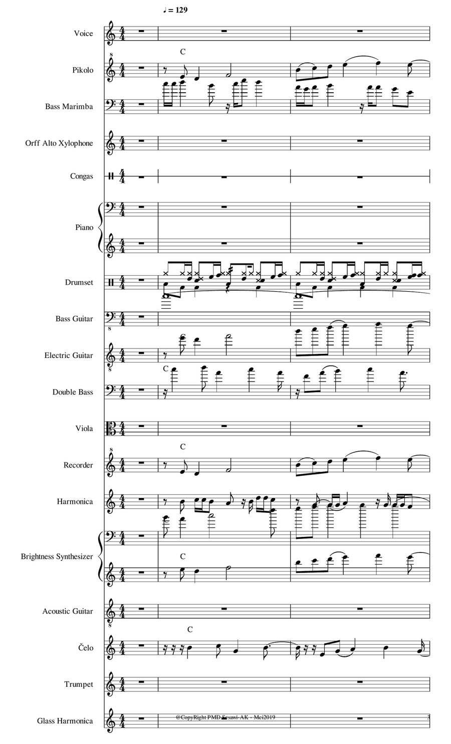 ENDURING OUR LIVE (Very Top 4a Tutorial) Choir scores gallery preview page 3