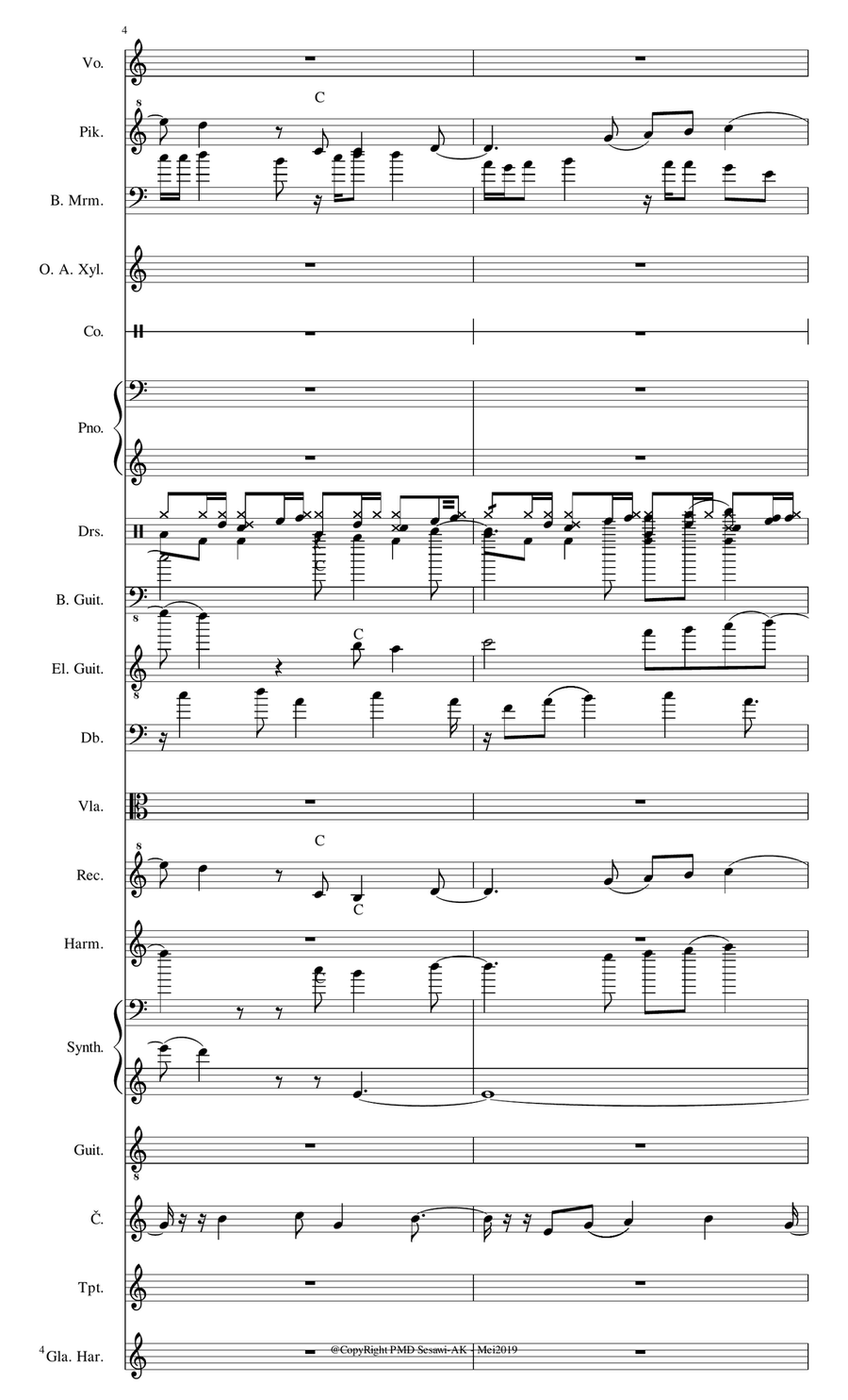 ENDURING OUR LIVE (Very Top 4a Tutorial) Choir scores gallery preview page 4