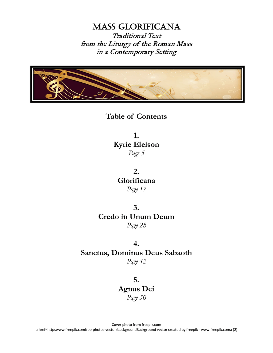 Mass Glorificana (Traditional Text from the Liturgy of the Roman Mass in a Contemporary Setting) SA SA scores gallery preview page 4