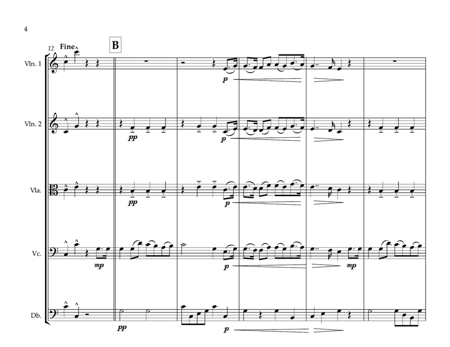 Mexican National Anthem for String Orchestra String Orchestra scores gallery preview page 4