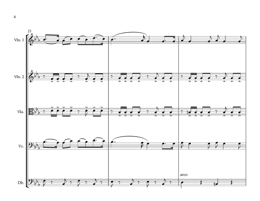 Mexican National Anthem for String Orchestra String Orchestra scores gallery preview page 6