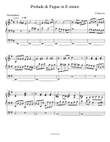 Prelude & Fugue in E minor