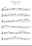 CM Flute Scales Level 3