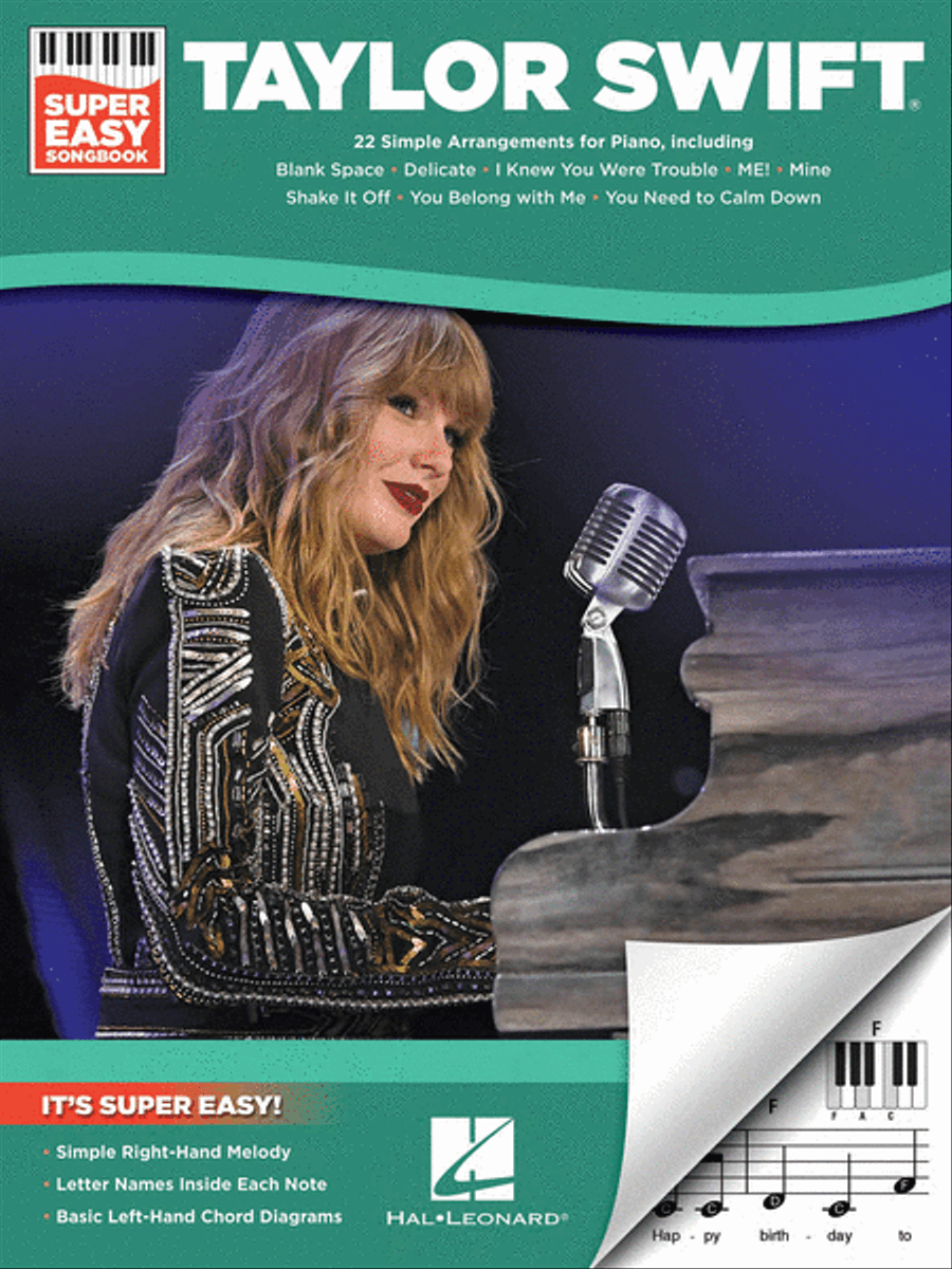 Taylor Swift - Super Easy Songbook Easy Piano scores gallery preview page 1