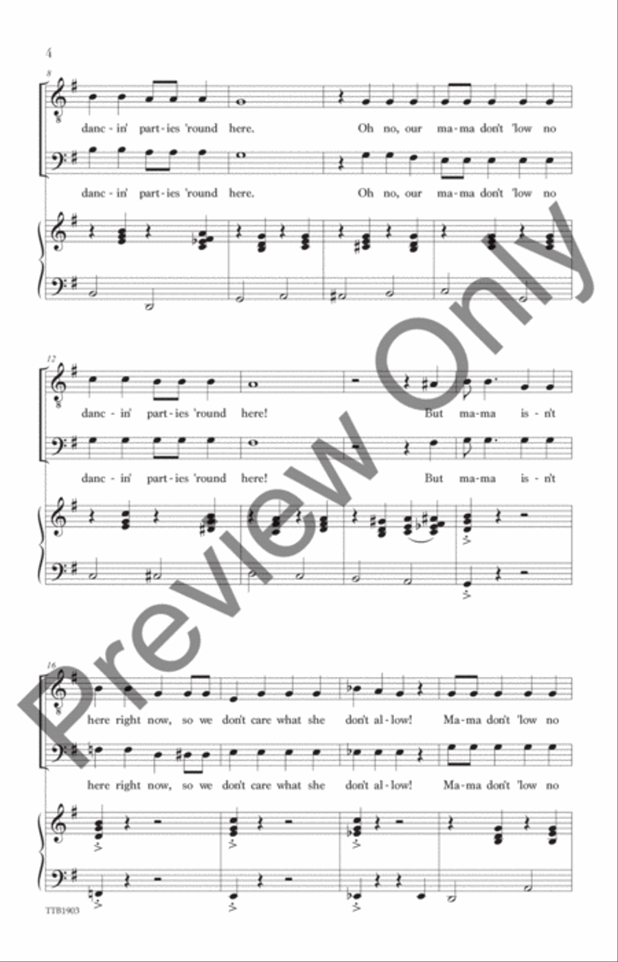 Mama Don't 'Low Mama Don't 'Low TTB scores gallery preview page 3