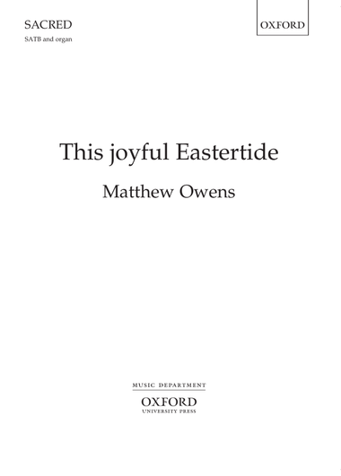 This joyful Eastertide