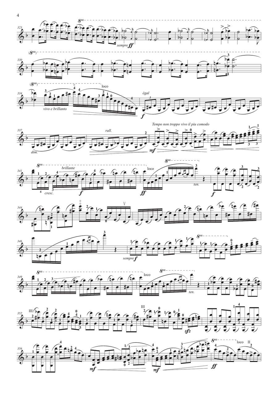 Violin Concerto No. 3 with piano accompaniment Violin Solo scores gallery preview page 6