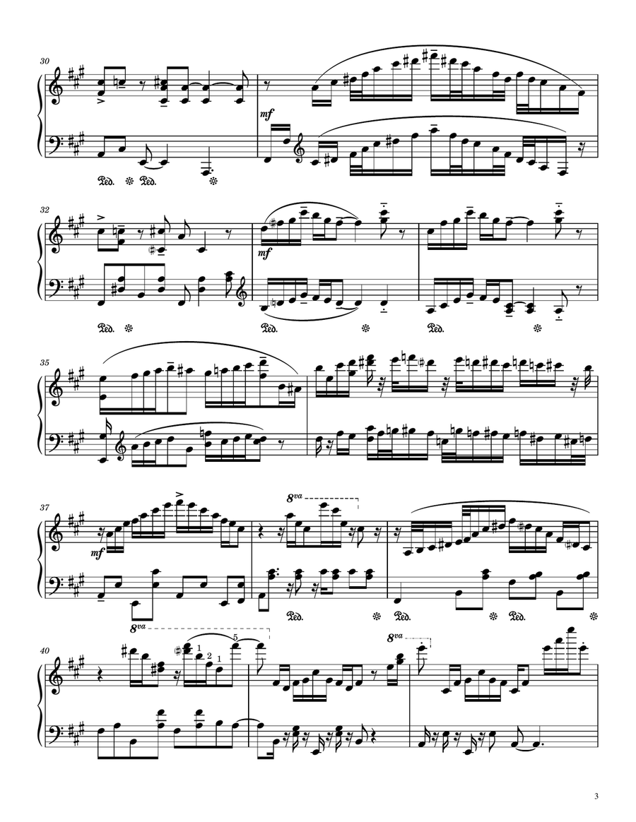 Dizzy Fingers Piano Solo scores gallery preview page 3