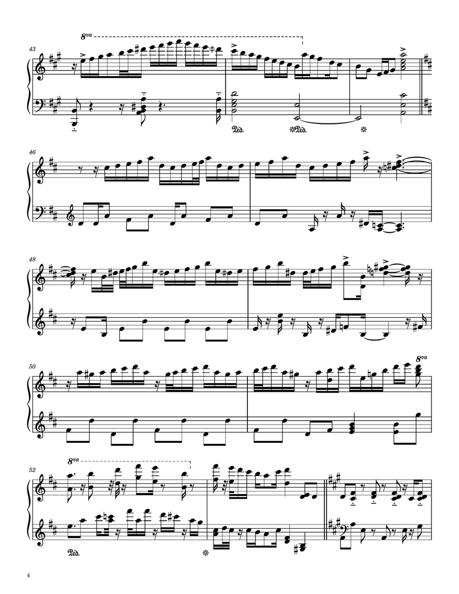 Dizzy Fingers Piano Solo scores gallery preview page 4