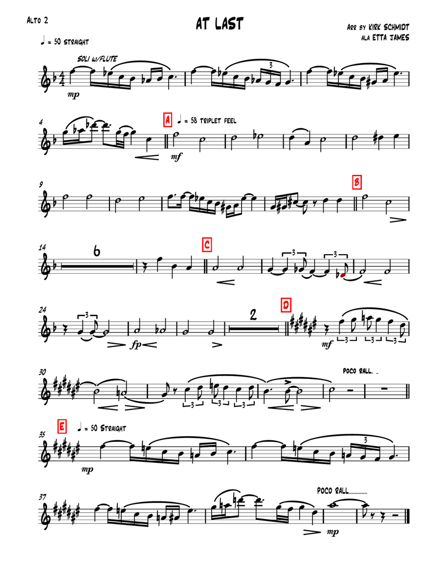 At Last At Last Jazz Ensemble scores gallery preview page 3