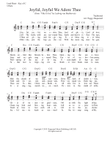 Joyful, Joyful We Adore Thee (Ode to Joy) (Key of F)