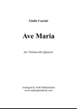 Ave Maria by G. Caccini - Cello Quartet