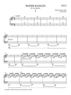 Water Dances Piano Duet scores gallery preview page 4