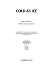 Cold As Ice
