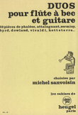 Duos Pour Flûte à Bec et Guitare