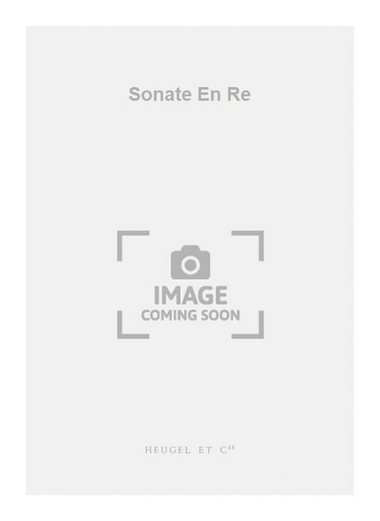 Sonate En Re