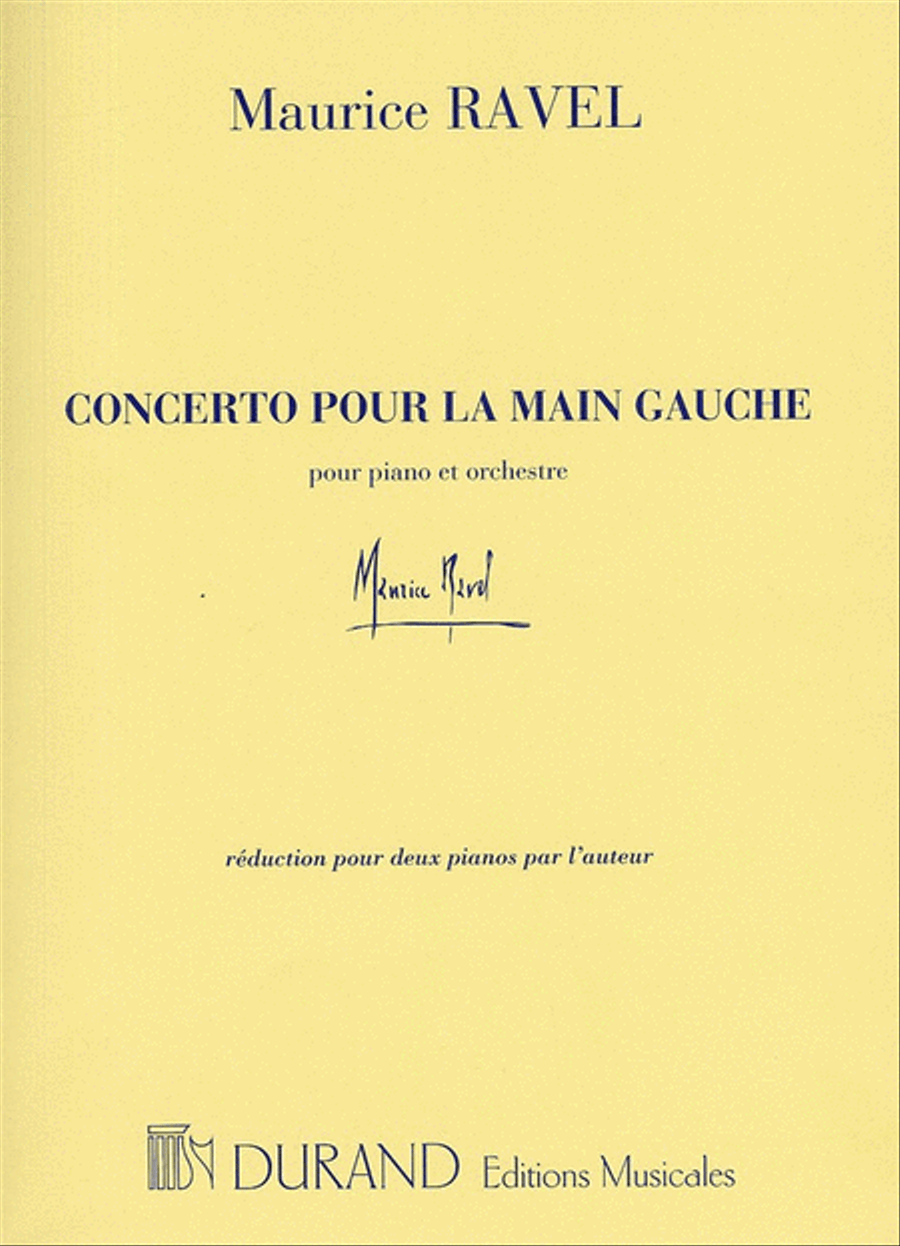 Concerto Pour La Main Gauche scores gallery preview page 1
