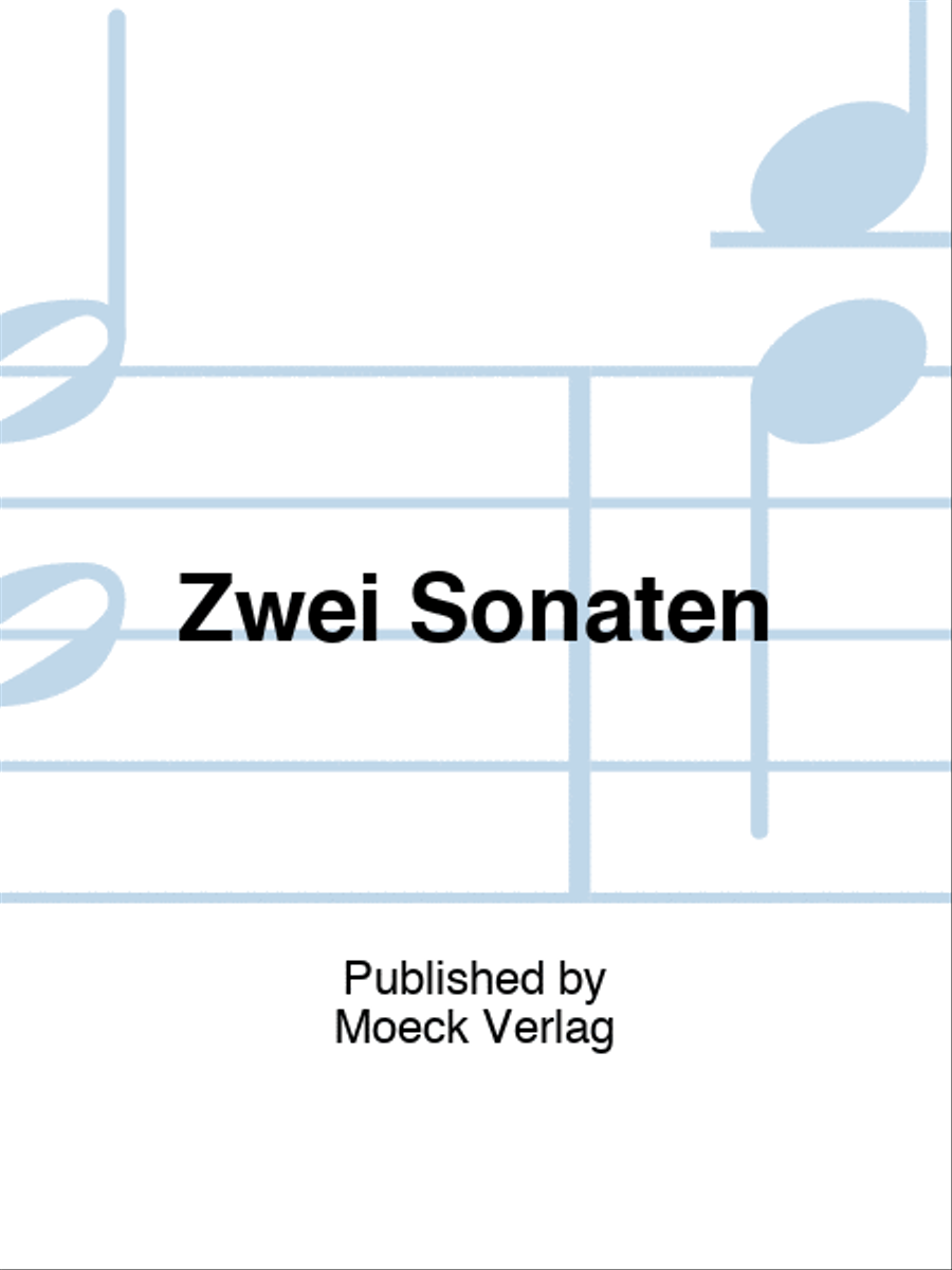 Zwei Sonaten School and Community scores gallery preview page 1