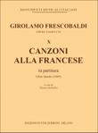 Canzoni alla francese in partitura : libro quarto