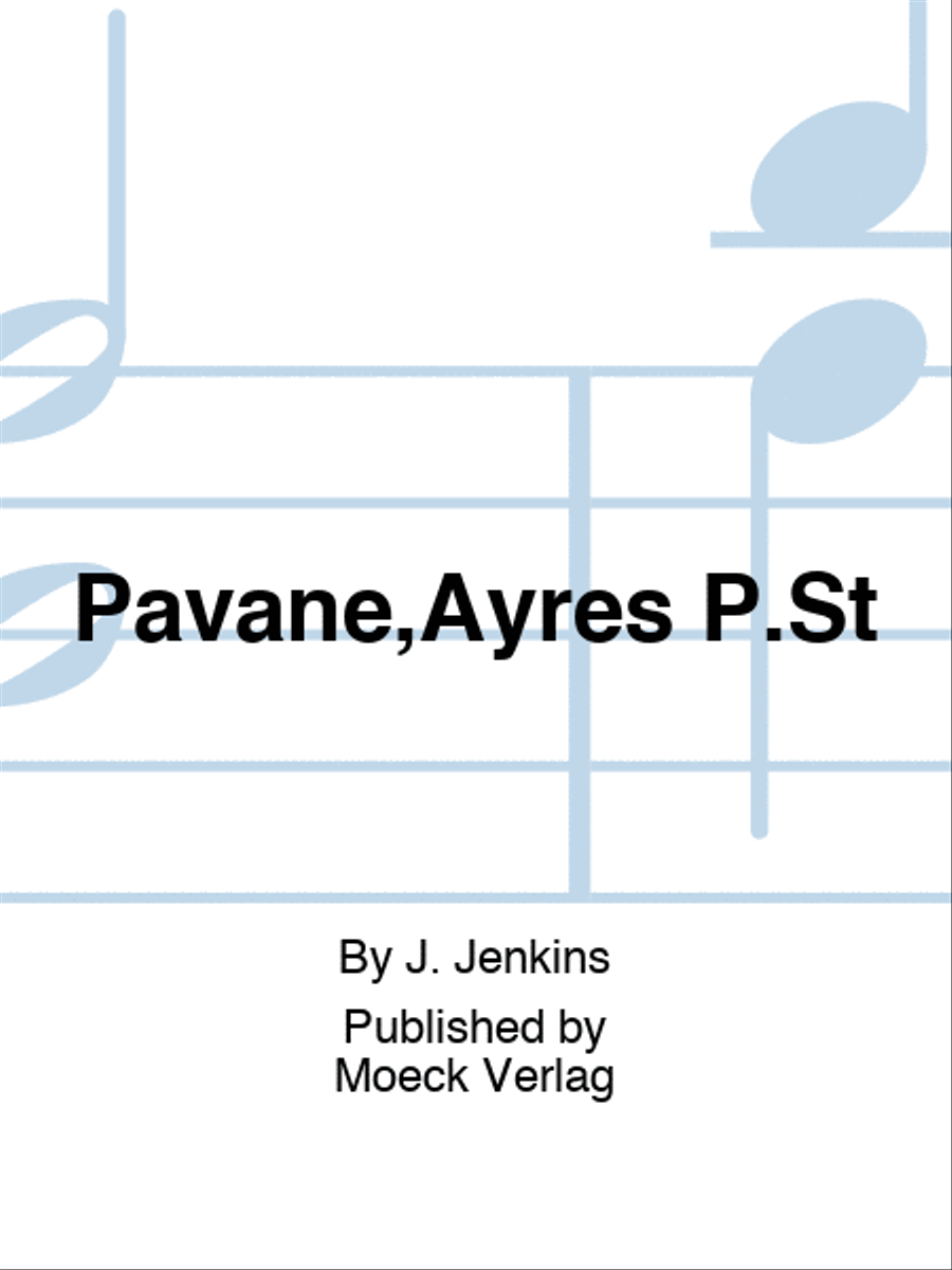 Pavane,Ayres P.St School and Community scores gallery preview page 1