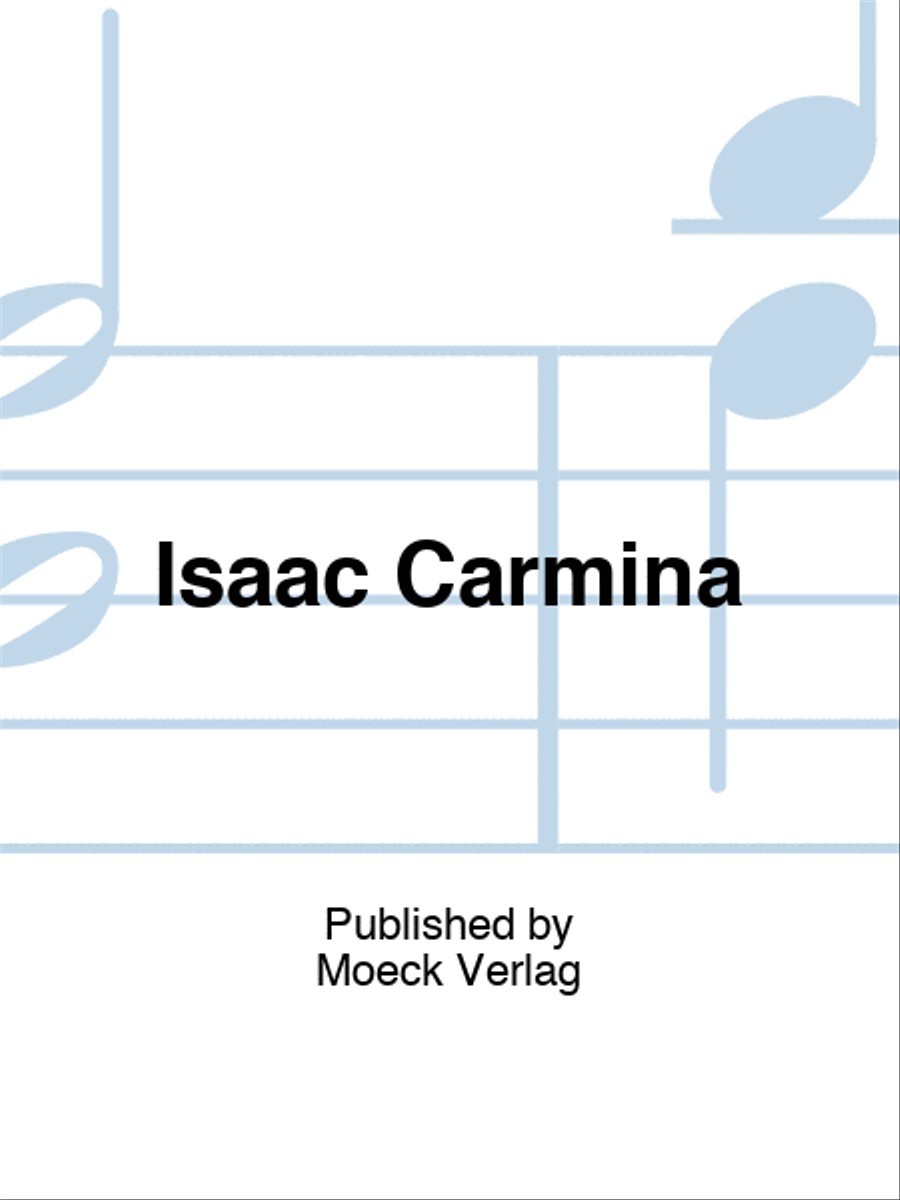 Isaac Carmina School and Community scores gallery preview page 1