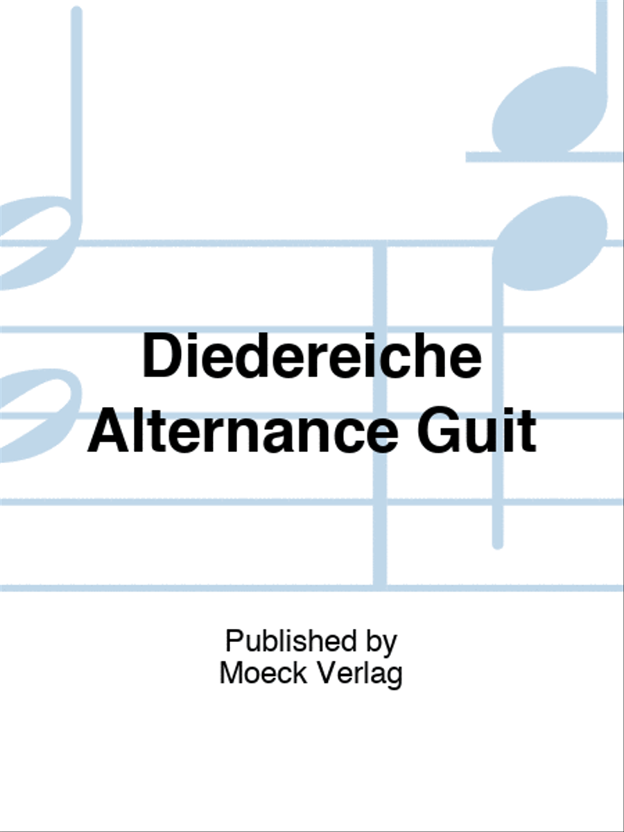 Diedereiche Alternance Guit School and Community scores gallery preview page 1