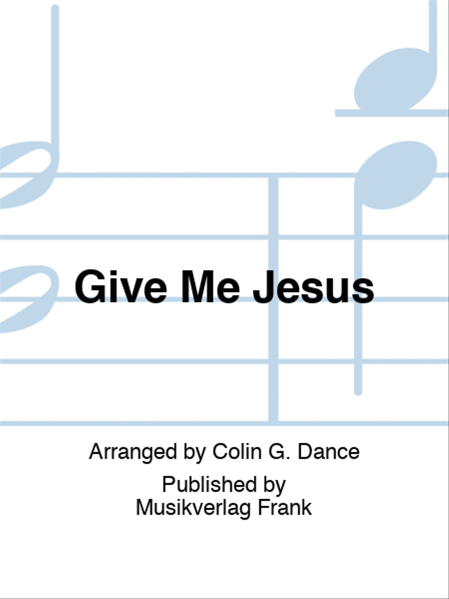 Give Me Jesus Concert Band scores gallery preview page 1