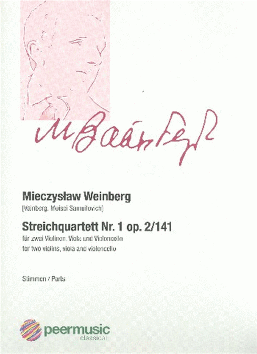 Streichquartett Nr 1 Opus 2/141 String Quartet scores gallery preview page 1