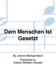Dem Menschen Ist Gesetzt