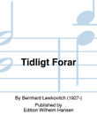Tidligt Forar