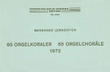 65 Organ Chorales