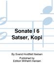 Sonate I 6 Satser, Kopi
